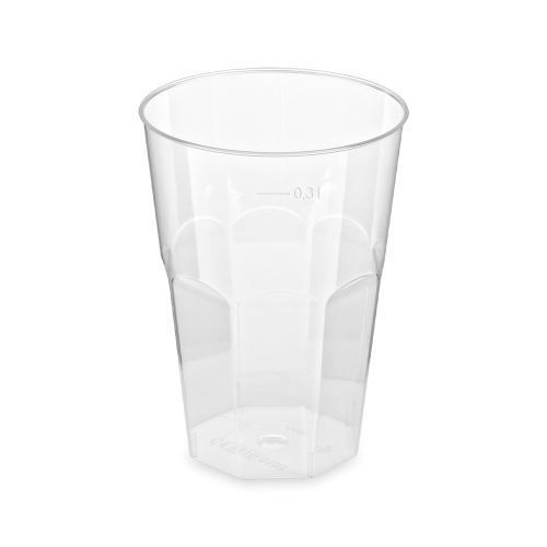 Kelímek krystal (PS) Koktejl O80mm 0,3L [30 ks]