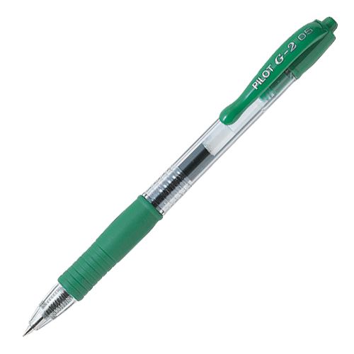 Roller gelový PILOT "G-2" zelený 0,5 mm