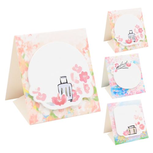 Lepicí bločky se stojanem M&G Sakura (4 designy)
