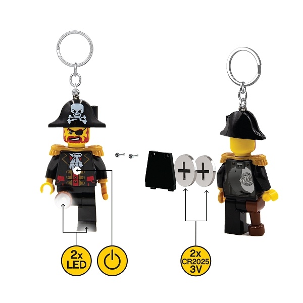 LEGO Iconic Kapitán Brickbeard svítící figurka (HT)