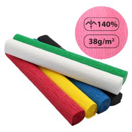 Krepový papír JUNIOR 100x25 cm BASIC Florist (sada 6 ks) (1)