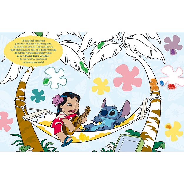 Barevné prštěky Lilo & Stitch
