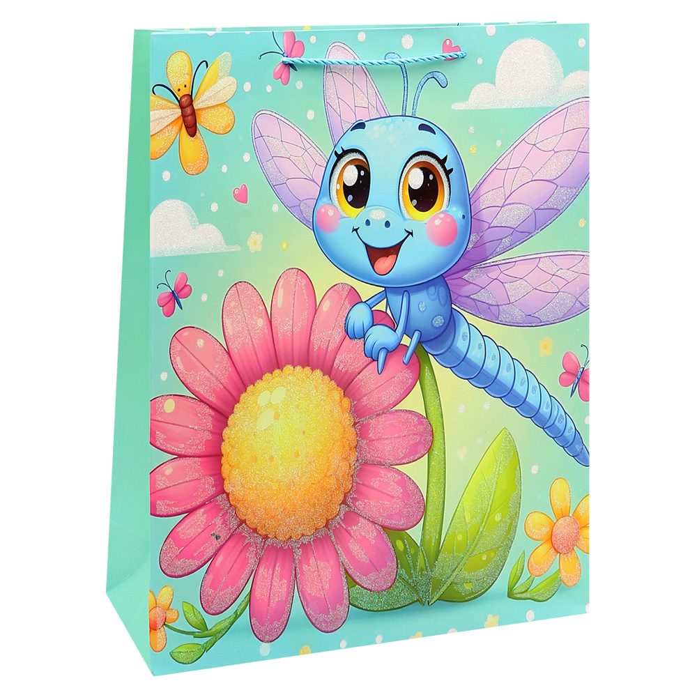 JUNIOR Darčeková taška detská 26x10x32 cm (mix /cena 1ks)