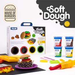 Plastelína MILAN Soft Dough ,,House of Burgers" / sada (1)