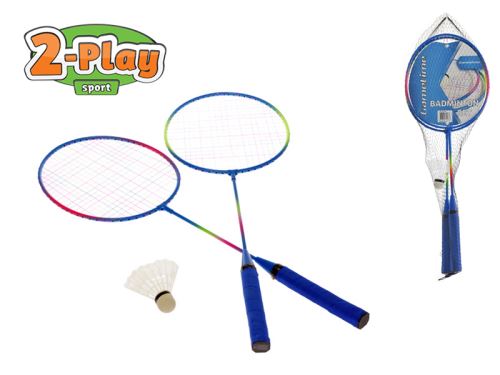 Badmintonové rakety Gametime 62,5cm (2 ks) s košíkem v síťce