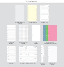 Diář Filofax Domino Soft - pastelově růžový, osobní