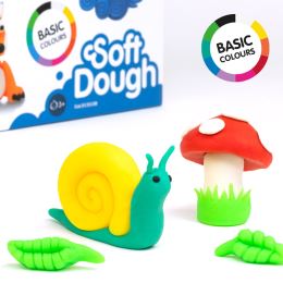 Plastelína MILAN Soft Dough základní barvy - sada 10 ks (5)