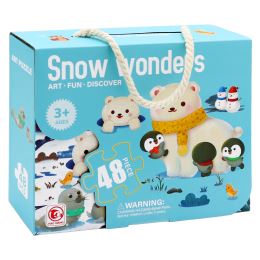 Dětské puzzle 50 x 34 cm (48 dílků) - Snow Wonders (1)