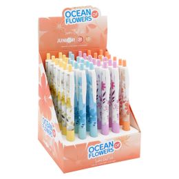 Pero kuličkové Semi-Gel "Ocean of Flowers" 1,0 mm - modrá náplň /1ks (1)