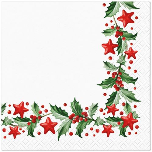 Ubrousky TaT 33x33cm Holly And Stars