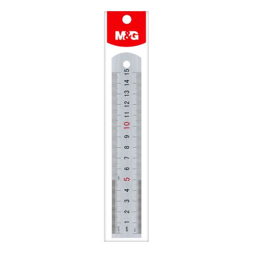Pravítko M&G 15 cm, hliníkové