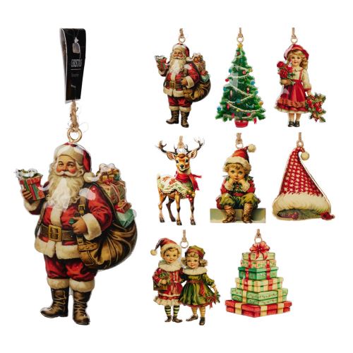 Vánoční retro figurky 10 cm, mix /1ks