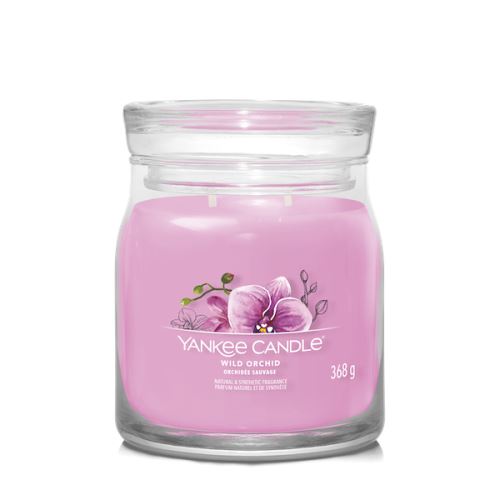 Sviečka Yankee Candle - WILD ORCHID, stredná