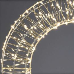 Vánoční věnec 480 mikro LED světel 38 cm (1)