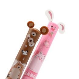 Pero kuličkové M&G 0,7 mm Soft Animals 2-barevné (modrá a červená náplň) /1ks (2)