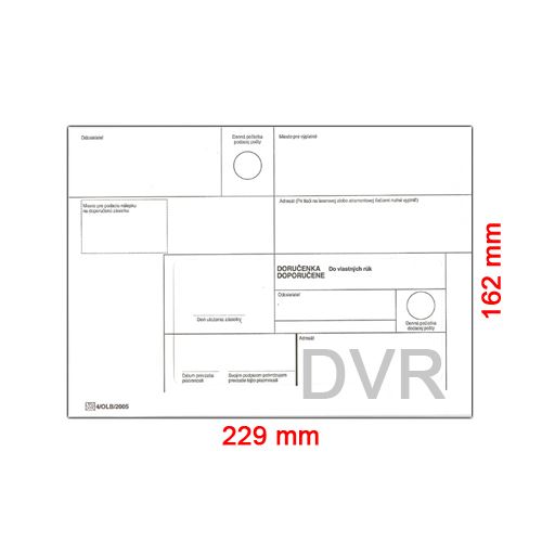 Obálky C5 STRIP 162x229 mm do vlastních rukou (22887)