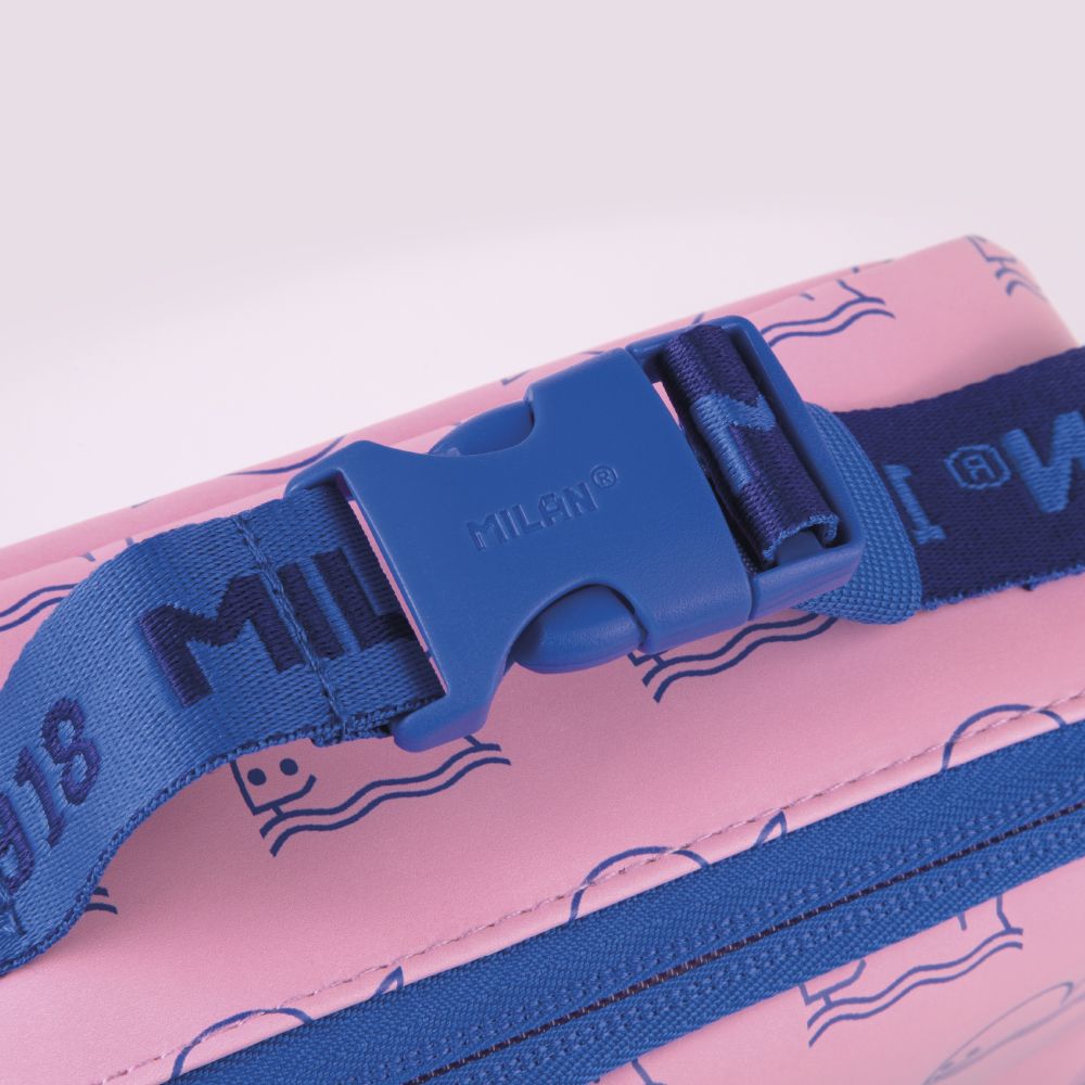 MILAN Izotermická taška na potraviny MILAN 460 (3,9 L) + 3x svačinový box - růžová