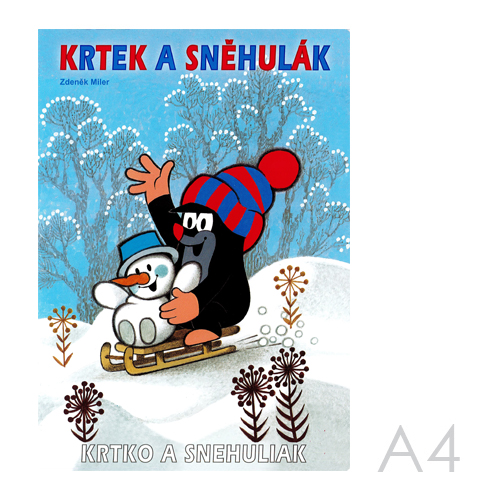 AKIM Omalovánka A4 Akim - Krtek a sněhulák