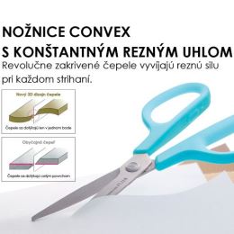 Nůžky PLUS SC-175SF teflonové bílé 7"/18 cm (1)