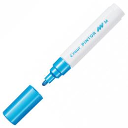 Pintor, PO, Medium, akrylový popisovač metalická modrá