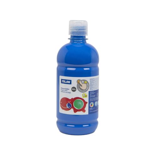 Barva prstová MILAN 500 ml - modrá