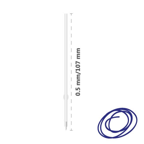 Náplň kuličková SOLIDLY mikrohrot 0.5 mm - modrá náplň /1ks