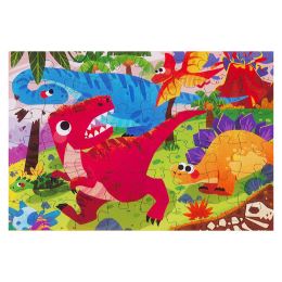 Dětské puzzle 50 x 34 cm (48 dílků) - Doba dinosaurů (2)
