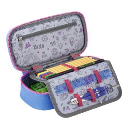 Penál COOCAZOO PencilDenzel, MeshFlash Neonpink (1)
