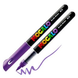 Popisovač M&amp;G MOCALO Acrylic Marker, štětcový hrot - Lilac 802