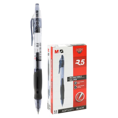 Pero gelové M&G R5 hrot 0,7 mm - černá náplň