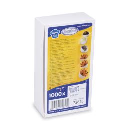 Cukr. košíčky bílé průměr 28 mm, výška 16 mm /1000ks / (1)