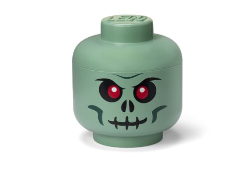 LEGO úložný box - hlava kostlivca