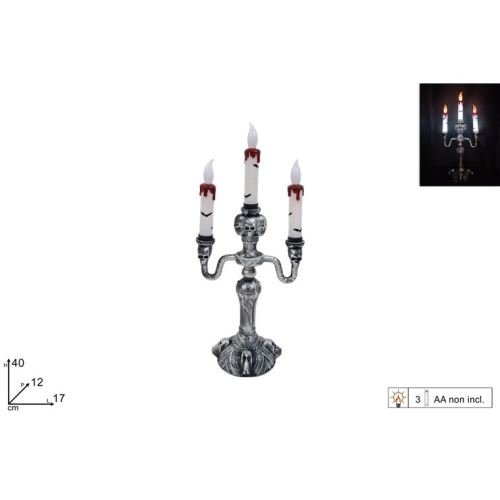 Svietnik Halloween 40 cm s LED sviečkami