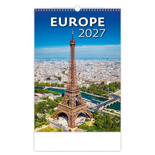 Nástěnný kalendář 2027 Europe