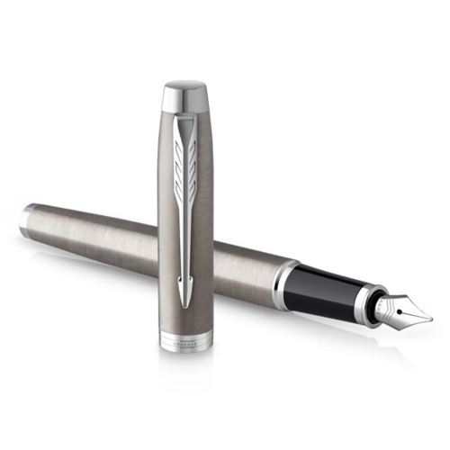 Pero plniace PARKER IM Essential Stainless Steel CT (modrá náplň, hrot F)