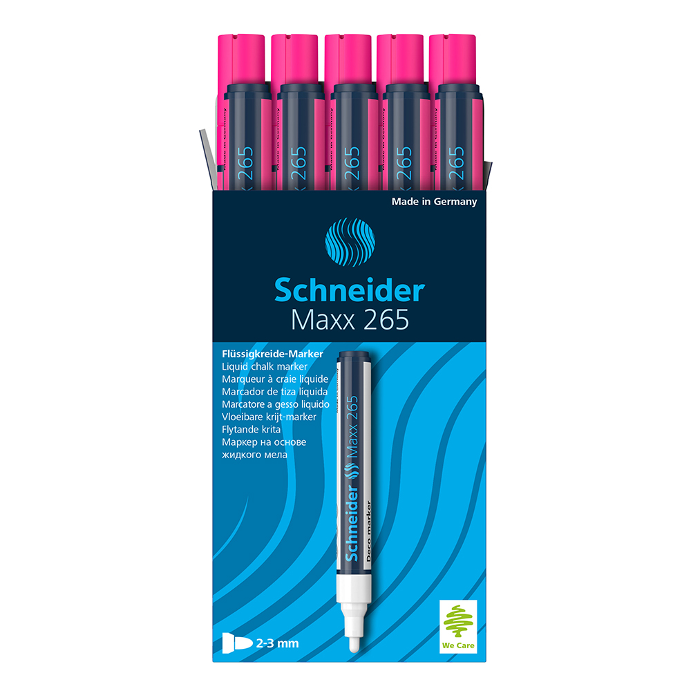 SCHNEIDER Schneider Maxx 265 neonový křídový popisovač - růžový