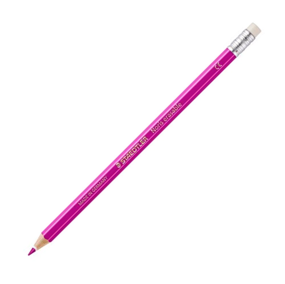 STAEDTLER Barevné tužky s gumou, šestihranné, STAEDTLER "Noris Club", 12 různých barev