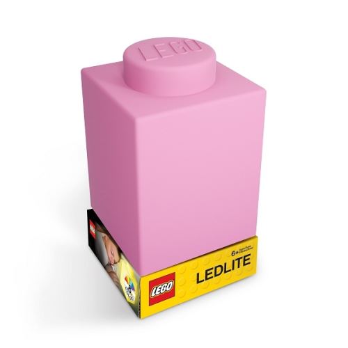 LEGO nočné LED svetlo - ružové