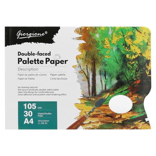 Blok papírů na malbu A4, oboustranné, 30 listů, 105g/m2