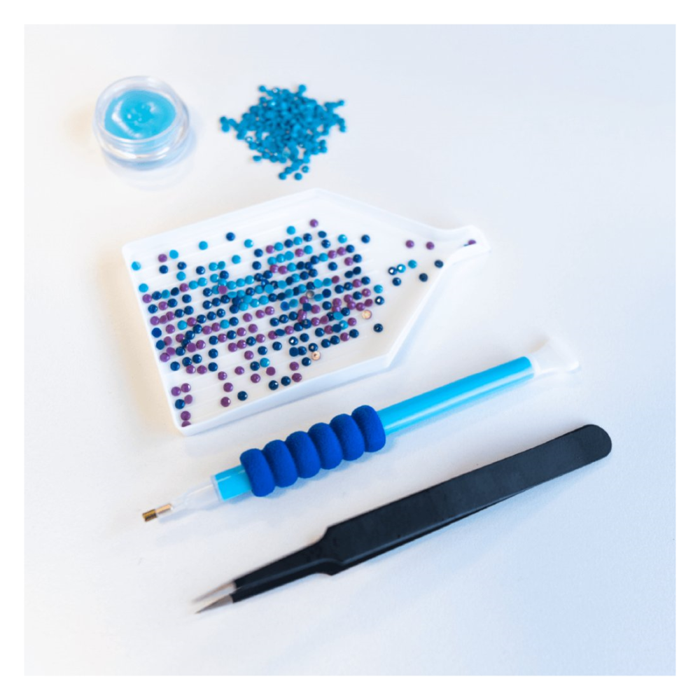 zuty Diamantové malování (bez rámu) - Krásný malovaný pes