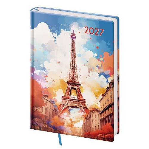 Diář 2027 denní A5 Vario Lyra - Paris