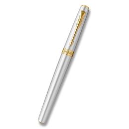 Roller PARKER Meridian Chrome GT, hrot F - černá náplň