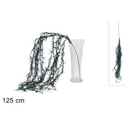 Vánoční větvička glitrovaná 125 cm, tmavě zelená Vánoční větvička glitrovaná 125 cm, tmavě zelená