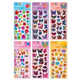Nálepky Butterfly & Stars 11 × 24 cm (různé vzory / cena za 1 balení) (1)