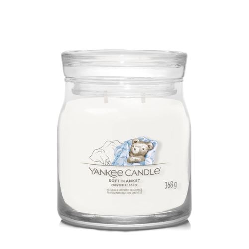 Sviečka Yankee Candle - SOFT BLANKET, stredná