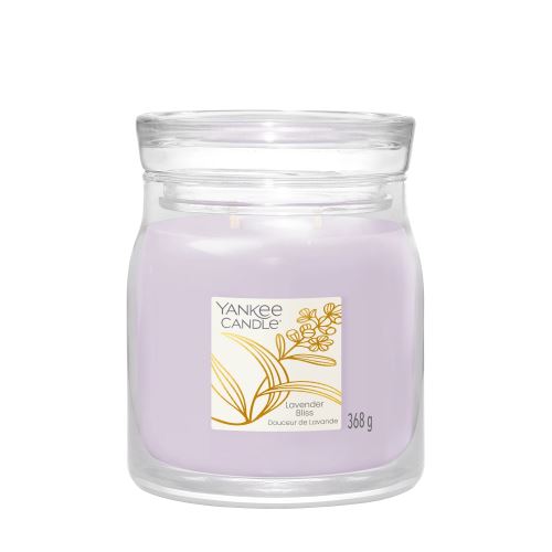 Sviečka Yankee Candle - LAVENDER BLISS, stredná