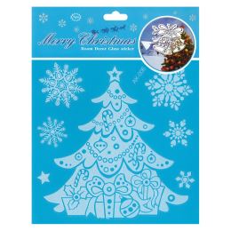 Adhezní nálepky vánoční 18 x 23,5 cm (mix tradičních motivů /cena 1 bal.) (4)