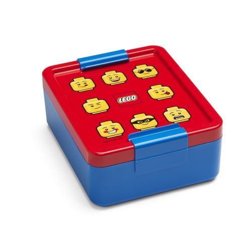LEGO ICONIC Classic box na desiatu - červená-modrá