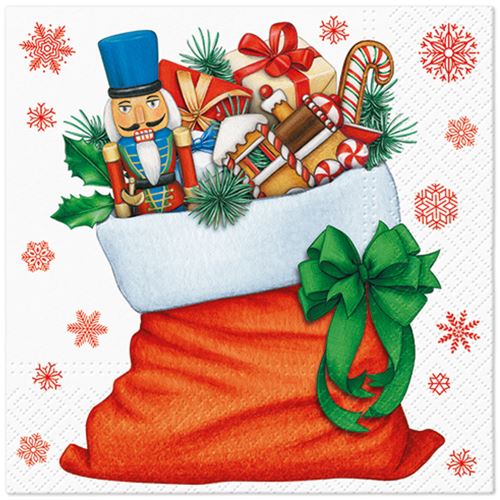 Ubrousky PAW L 33x33cm Bag With Gifts