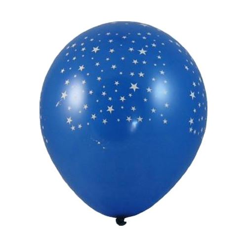 Balón L 30 cm, Hviezdy /5 ks/